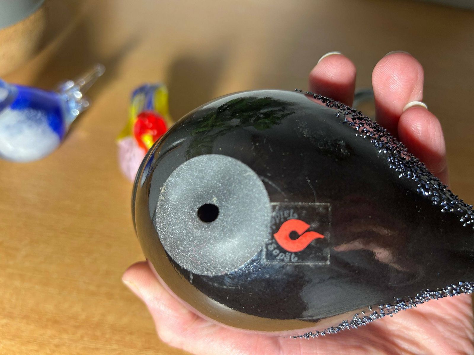 Jussi Riihimäki Sculpture, Glass, Bird, Signed, Finland / Coloured Glass Art Finland / Set Of 5 Birds photo buy