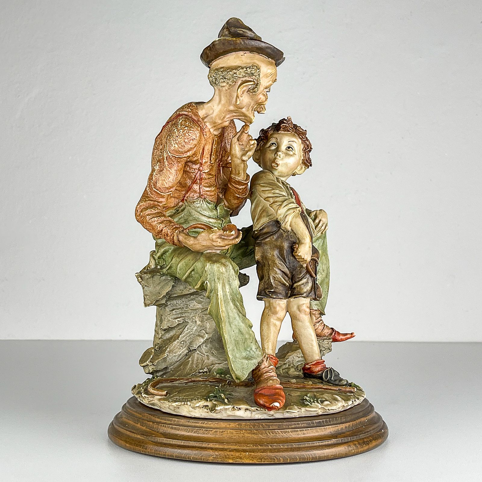 Original Ceramic Sculpture By Giuseppe Armani For Capodimonte, Italy 1970s photo for sale