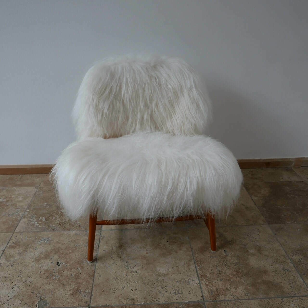 Alf Svensson 'Teve' Sheepskin Shearling Lounge Chair photo vinterior