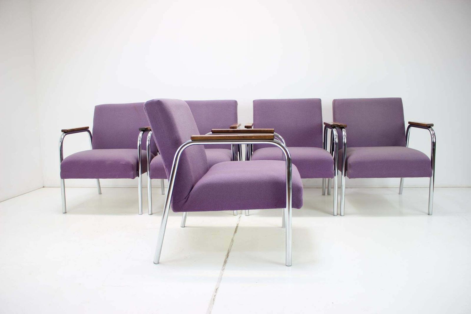 Mid Century Tubular Chrome Armchair, Germany 1970s photo Furniture