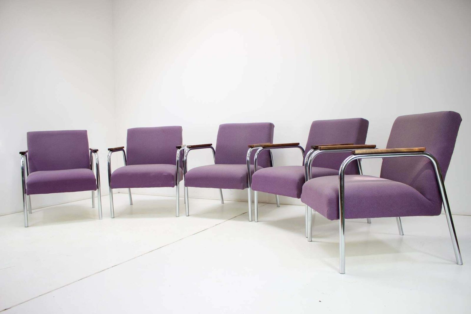 Mid Century Tubular Chrome Armchair, Germany 1970s photo 419.0