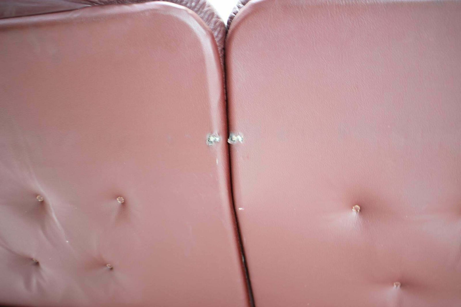 1980 Three Seater Leather Sofa, Ton Czechoslovakia photo vintage