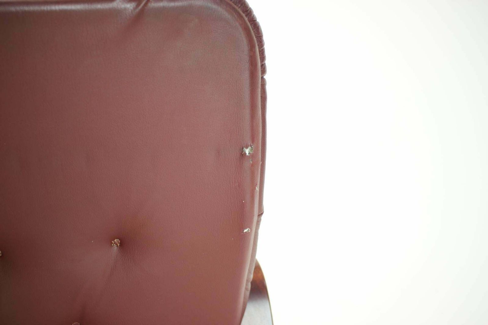 photo furniture 1980 Three Seater Leather Sofa, Ton Czechoslovakia