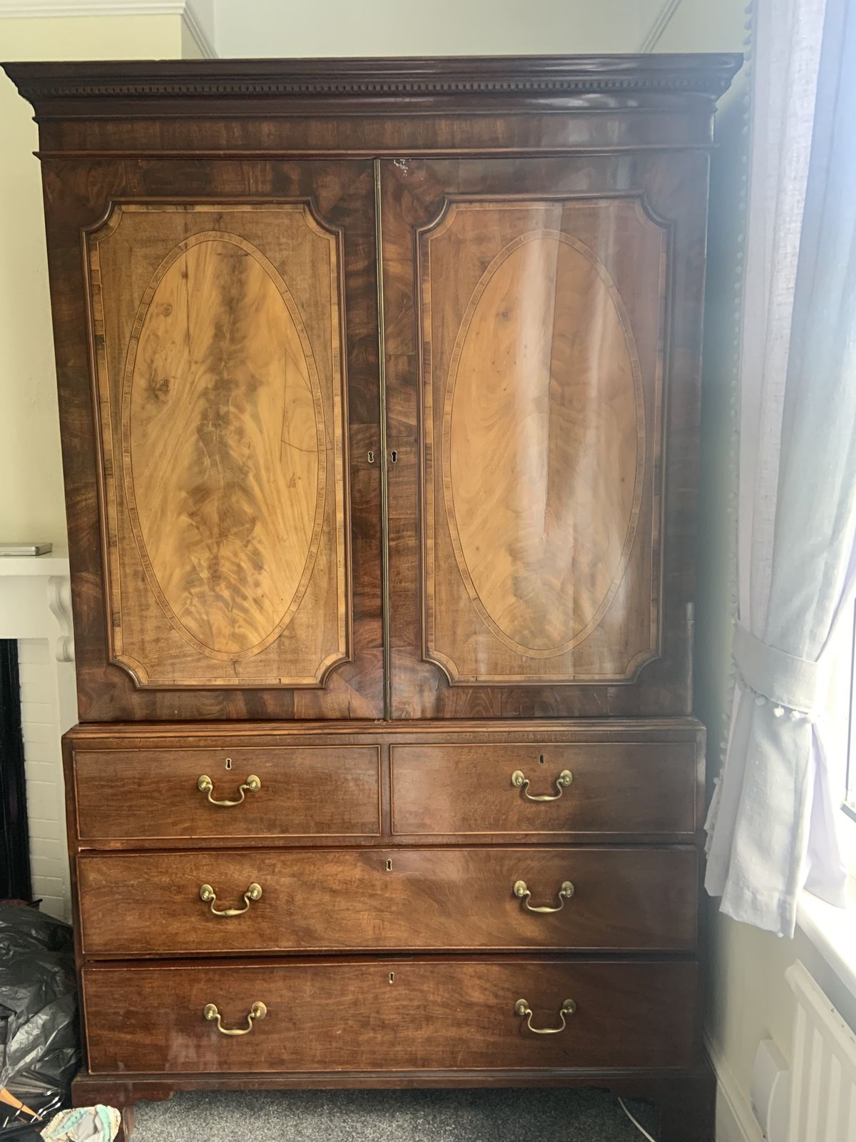 Beautiful Lined Wardrobe