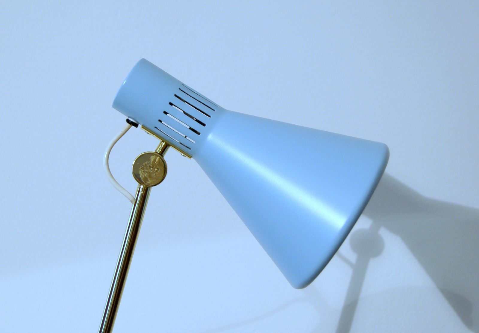 Desk Lamp Stilnovo   Mod. 8042   Italy 1959   Light Blue photo buy