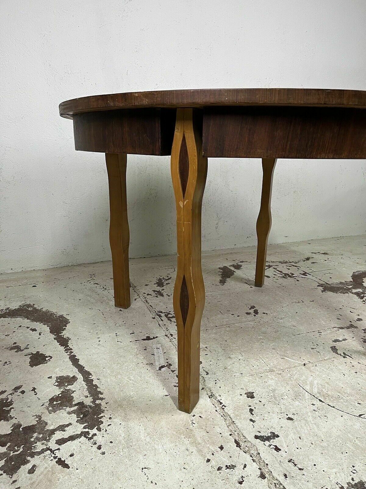 Ico Parisi Decorated Wooden Table, 1950s Vintage Design photo 795.0