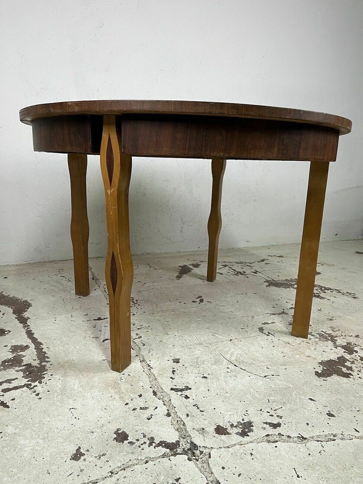 795.0 Ico Parisi Decorated Wooden Table, 1950s Vintage Design photo