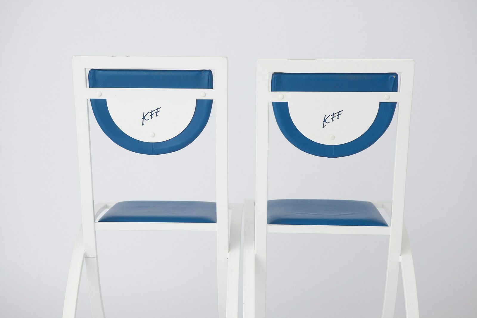 2 Dining Chairs By Karl Friedrich Förster For Manufacturer Kff Germany, 1980s, Set Of 3 photo for sale