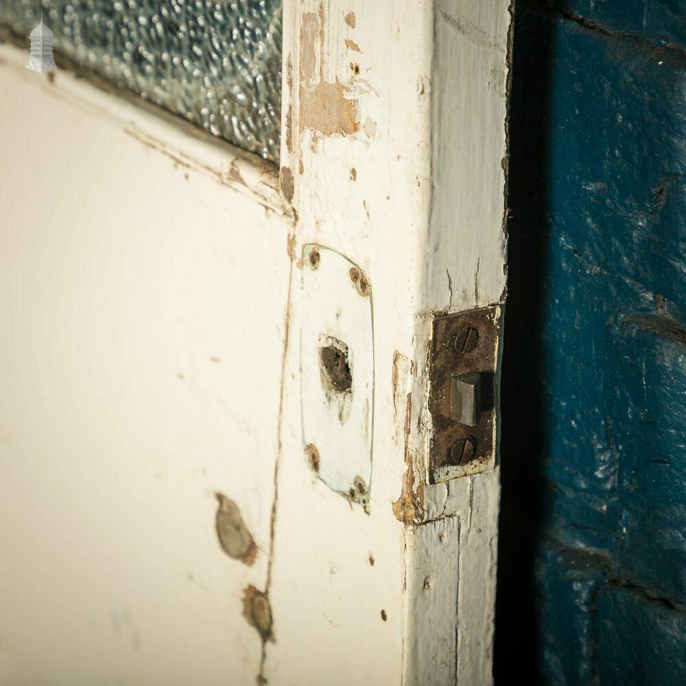 180.0 Half Glazed Door, 3 Panel Textured Glass photo