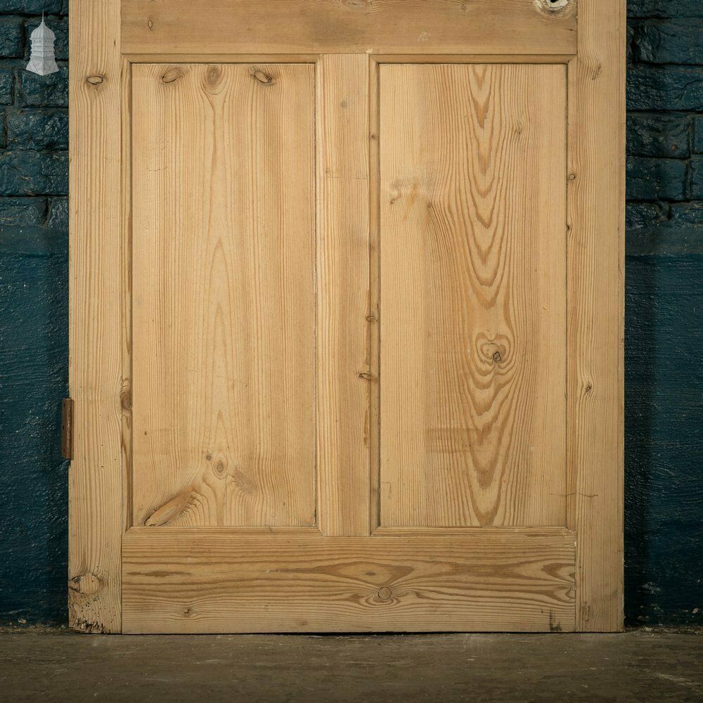 photo vintage Half Glazed Door, Moulded Three Panel