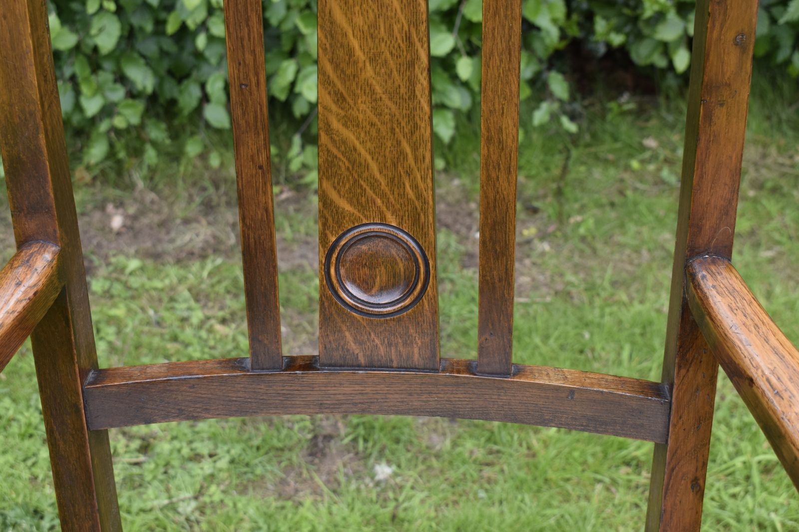 photo for sale Pair Of Oak Arts & Crafts Armchairs