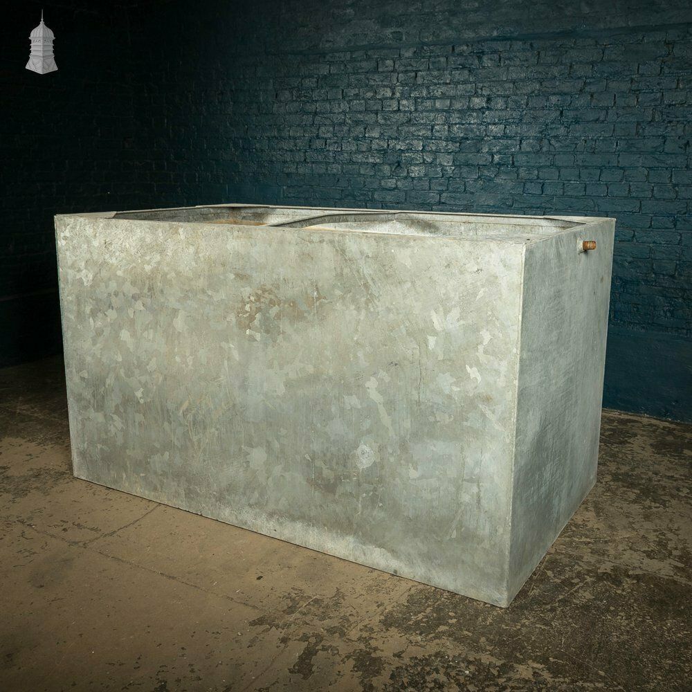 photo for sale Galvanised Water Tank, Large Reclaimed Metal Planter