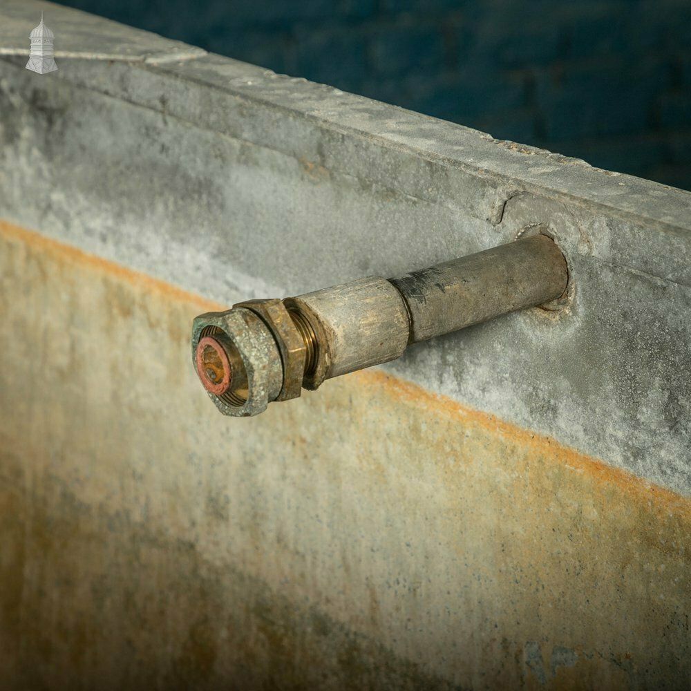 photo buy Galvanised Water Tank, Large Reclaimed Metal Planter