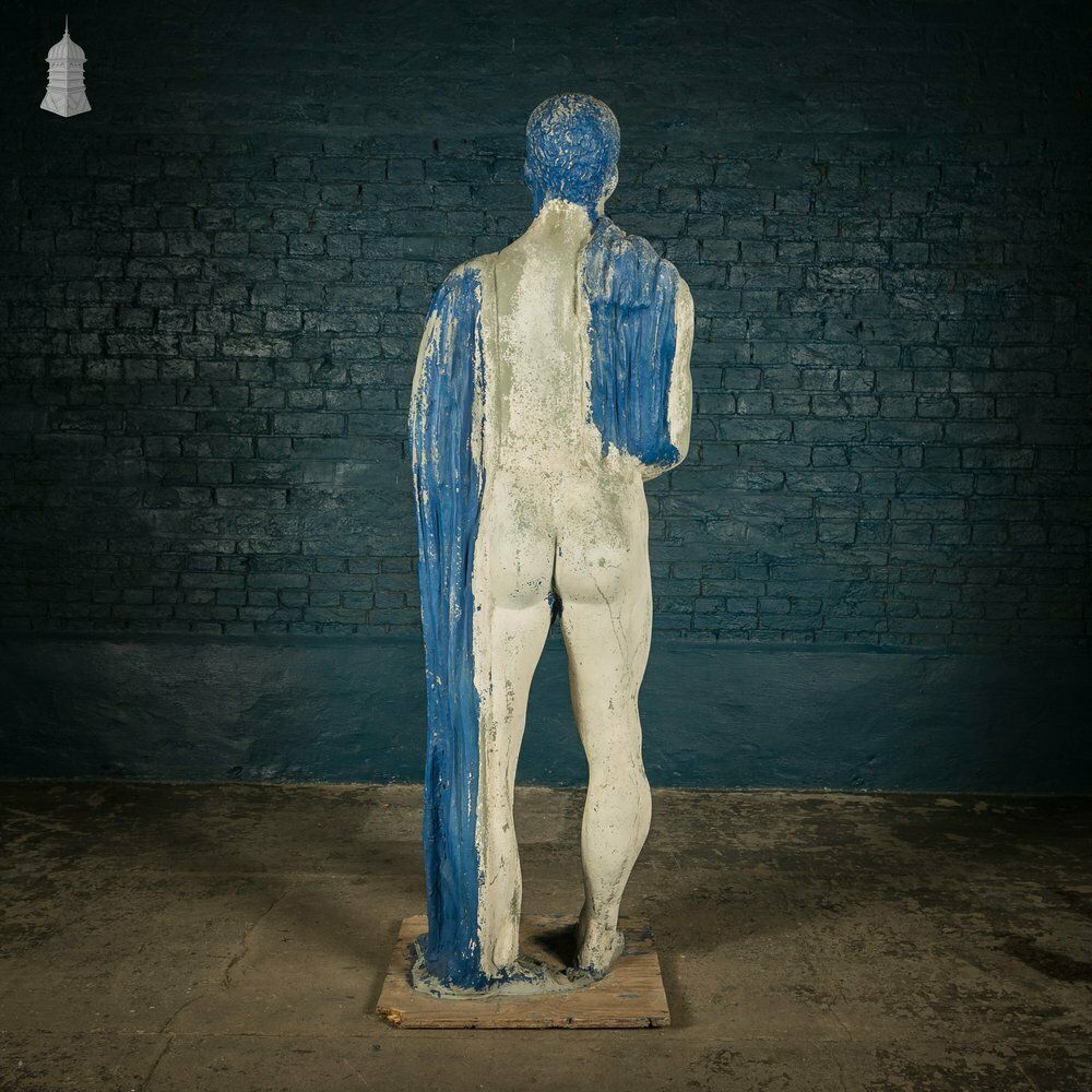 Nude Male Statue, Fiberglass Anatomical Masculine Study photo 1140.0