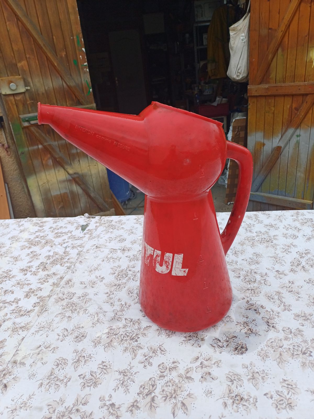Motul Oil Jug Pitcher, 1950s, Plastic photo for sale