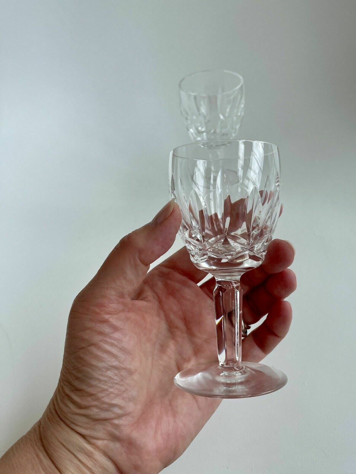 photo for sale A Pair Of Waterford Crystal Kildare Cut Port Glasses
