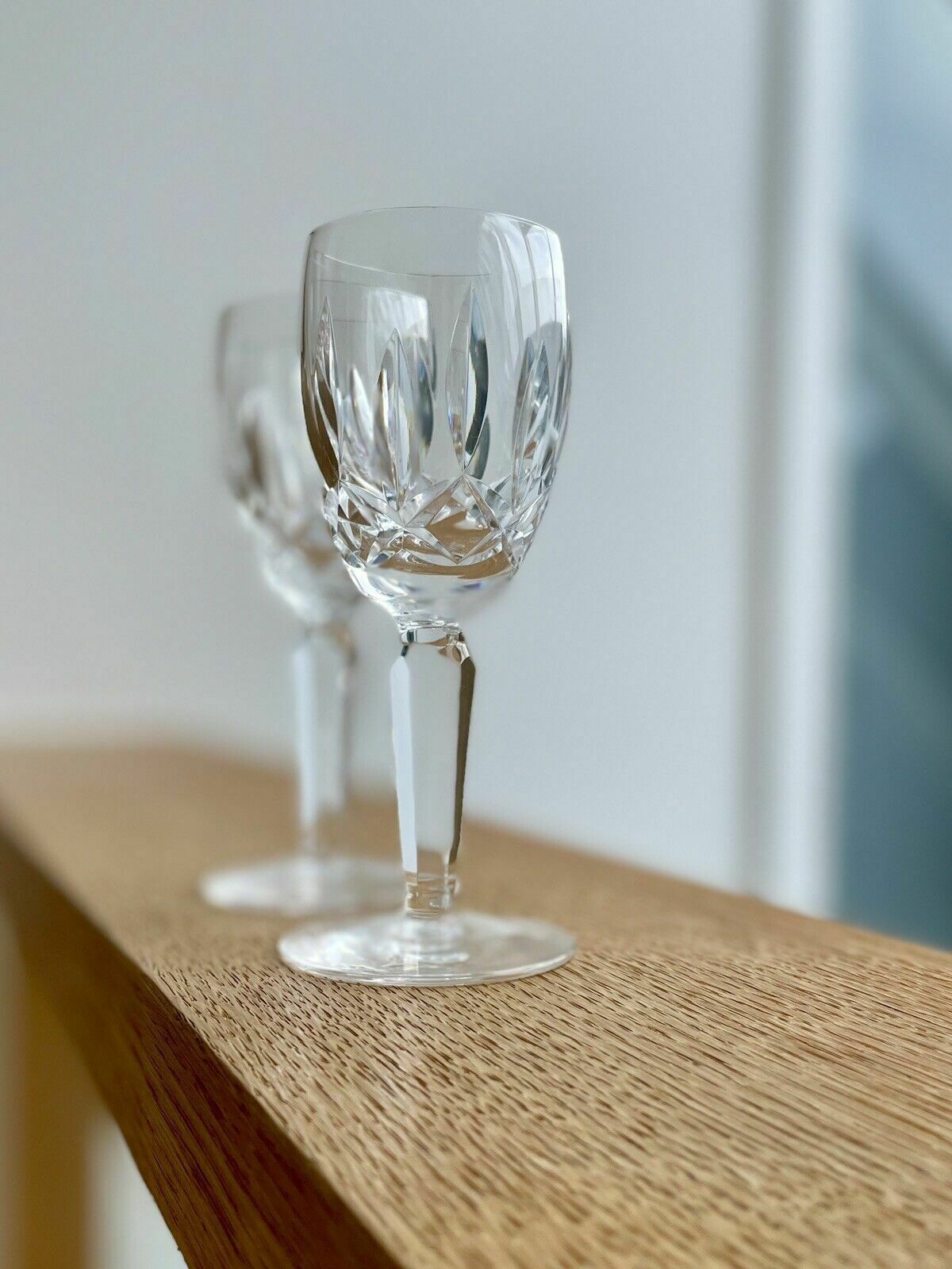 A Pair Of Waterford Crystal Kildare Cut Sherry Glasses
