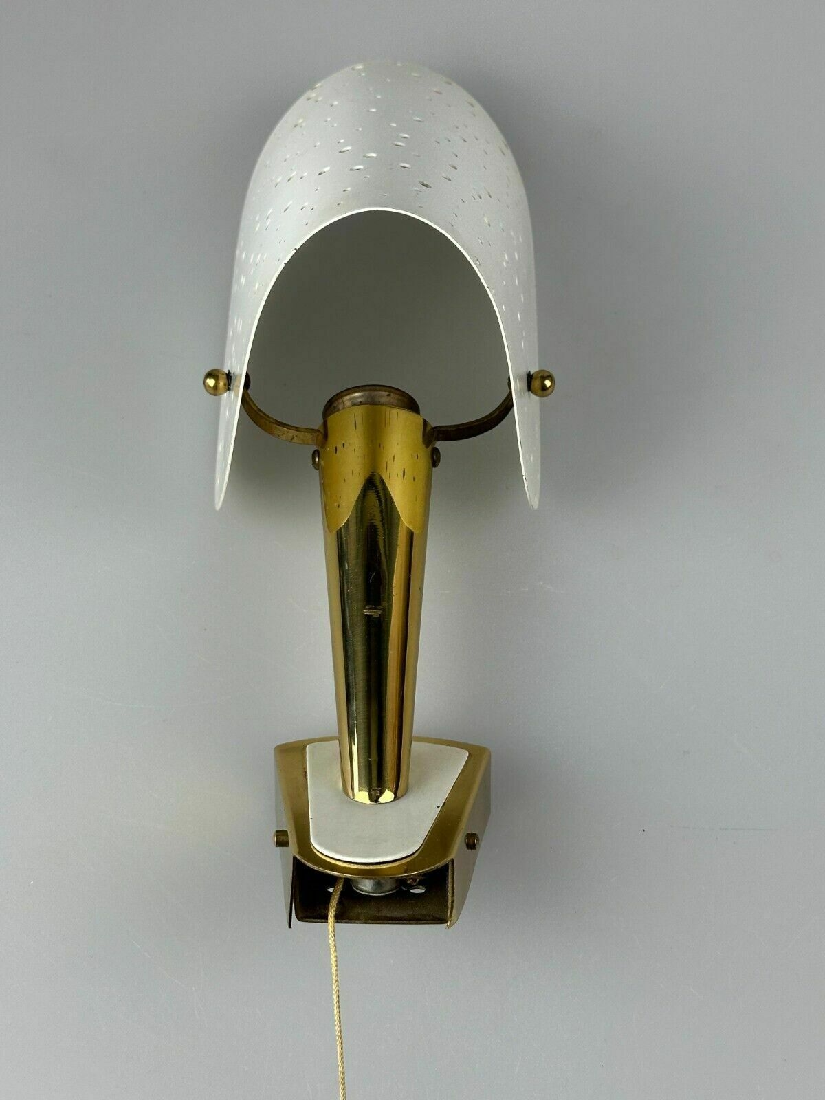 photo vintage 50s 60s Wall Lamp By Ernest Igl For Hillbrand Brass & Metal Design