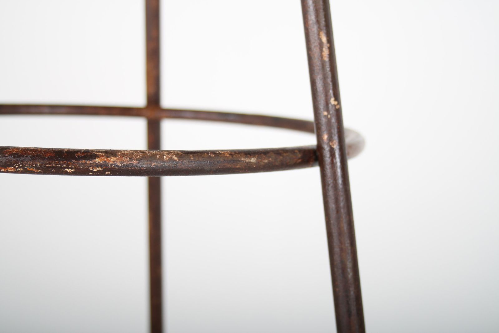 photo vinterior A 19th Century Blacksmith Made Wrought Iron Hat, Coat & Umbrella Stand
