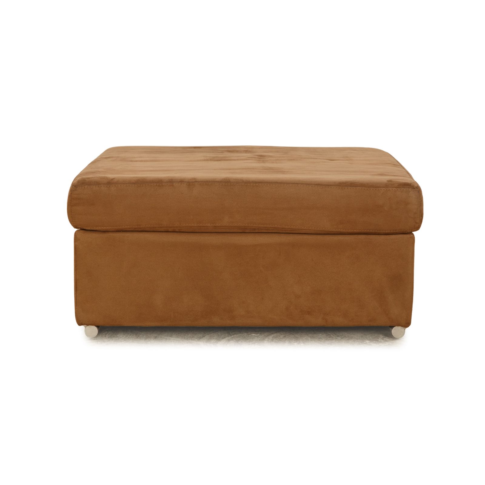 Ewald Schillig Fabric Stool Brown photo vintage