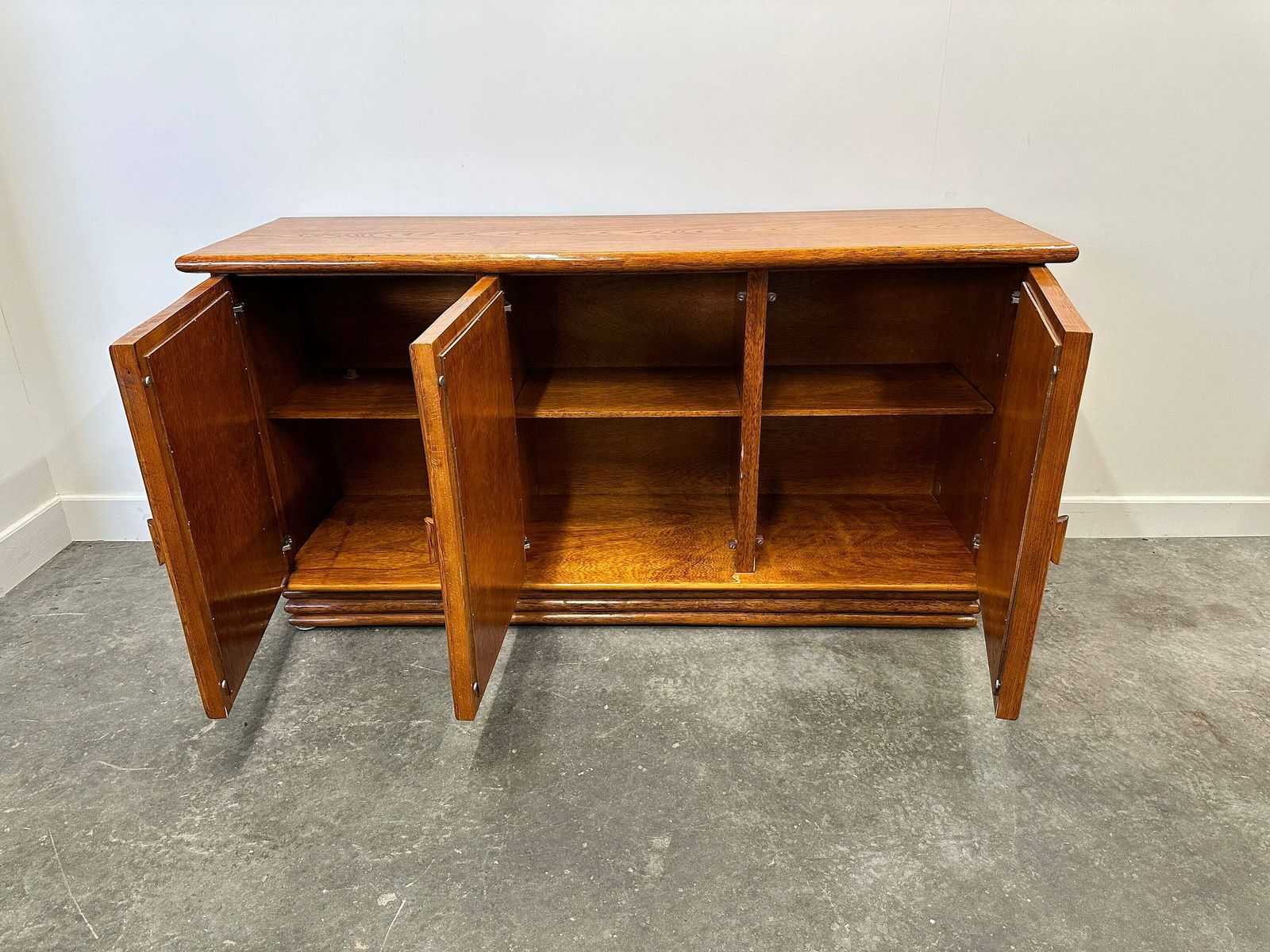 Vintage Mirrored Bamboo Sideboard By Maugrion For Roche Bobois, 1970s. France photo Furniture