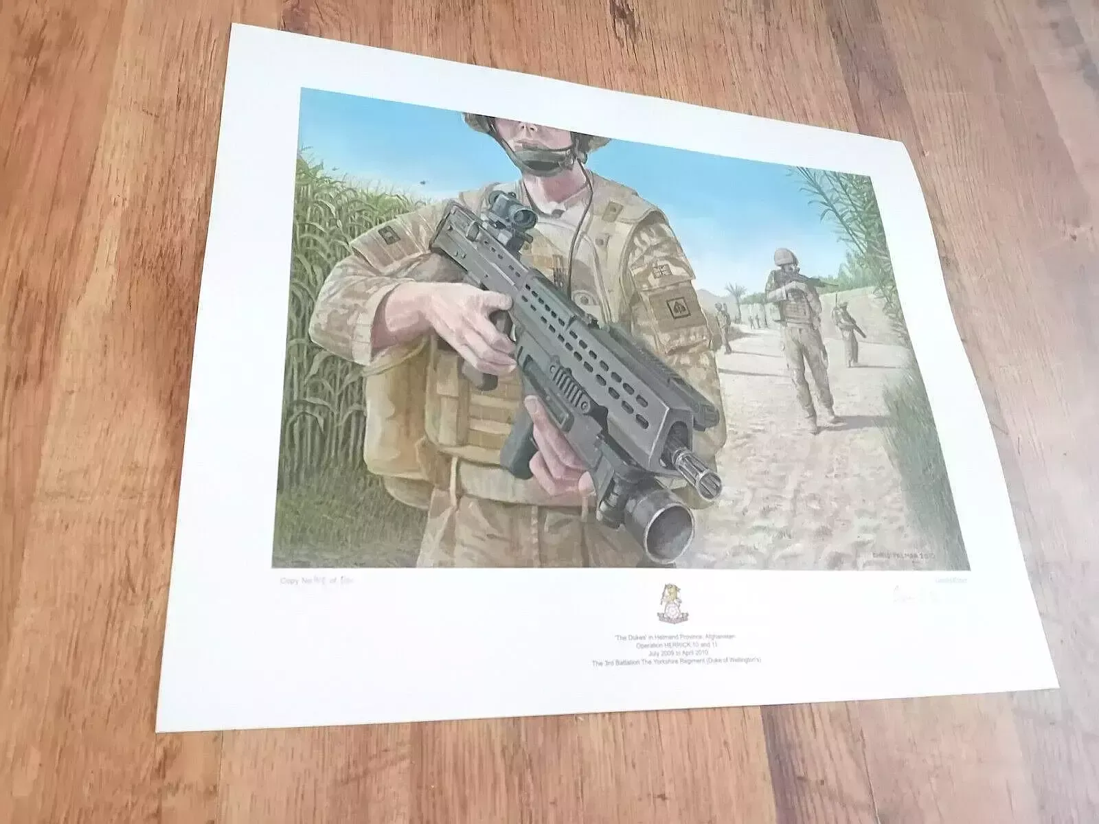 10 X Signed & Numbered Prints "The Dukes" Helmand Province ,Afghanistan,2009/10 photo 150.0