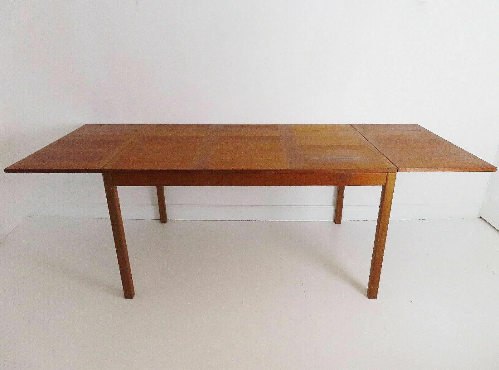 Stunning Vintage Large Danish Teak Vejle Stole Extending Dining Table