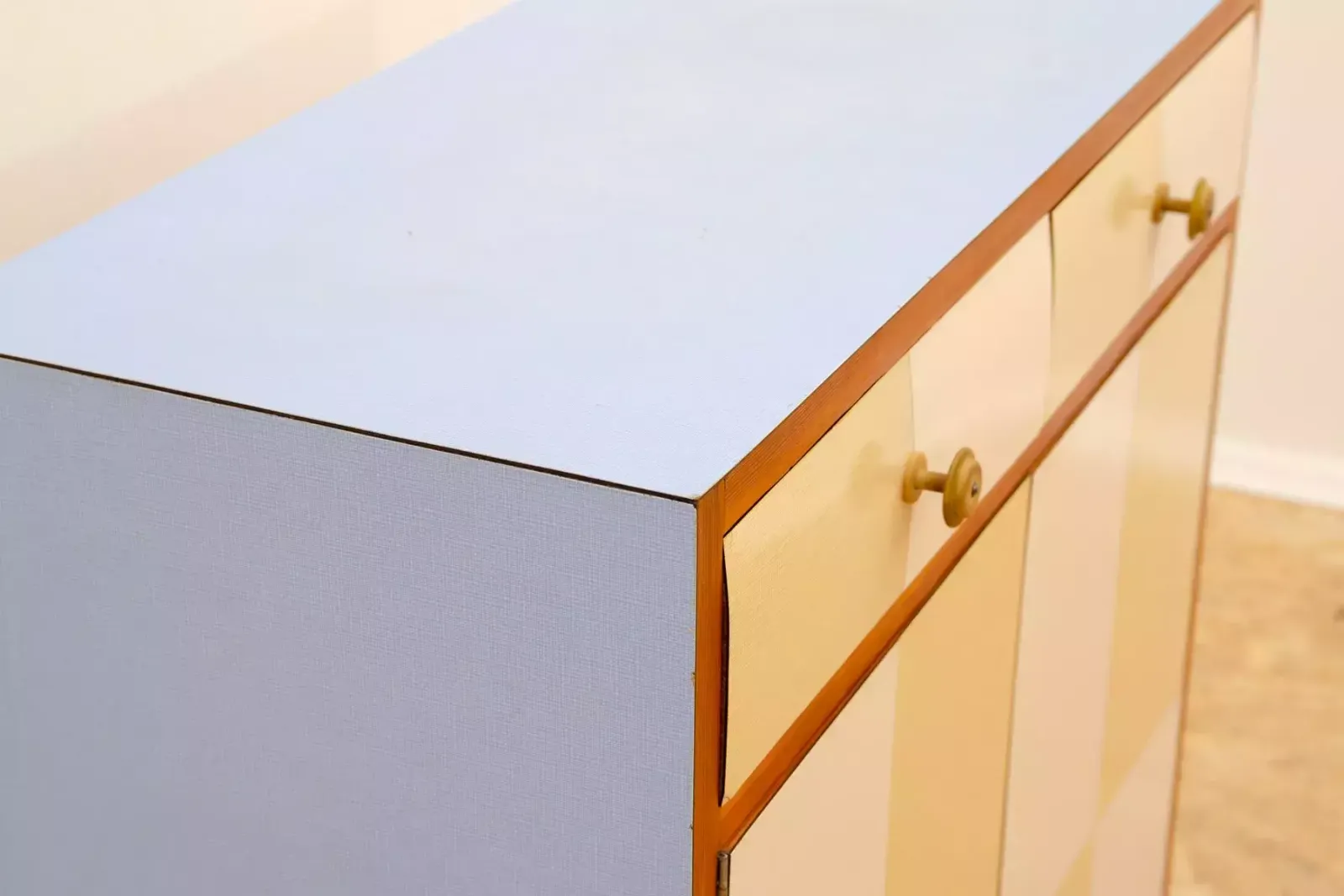 Mid Century Colorful Kitchen Cabinet, Czechoslovakia, 1950´S, Central Europe photo buy