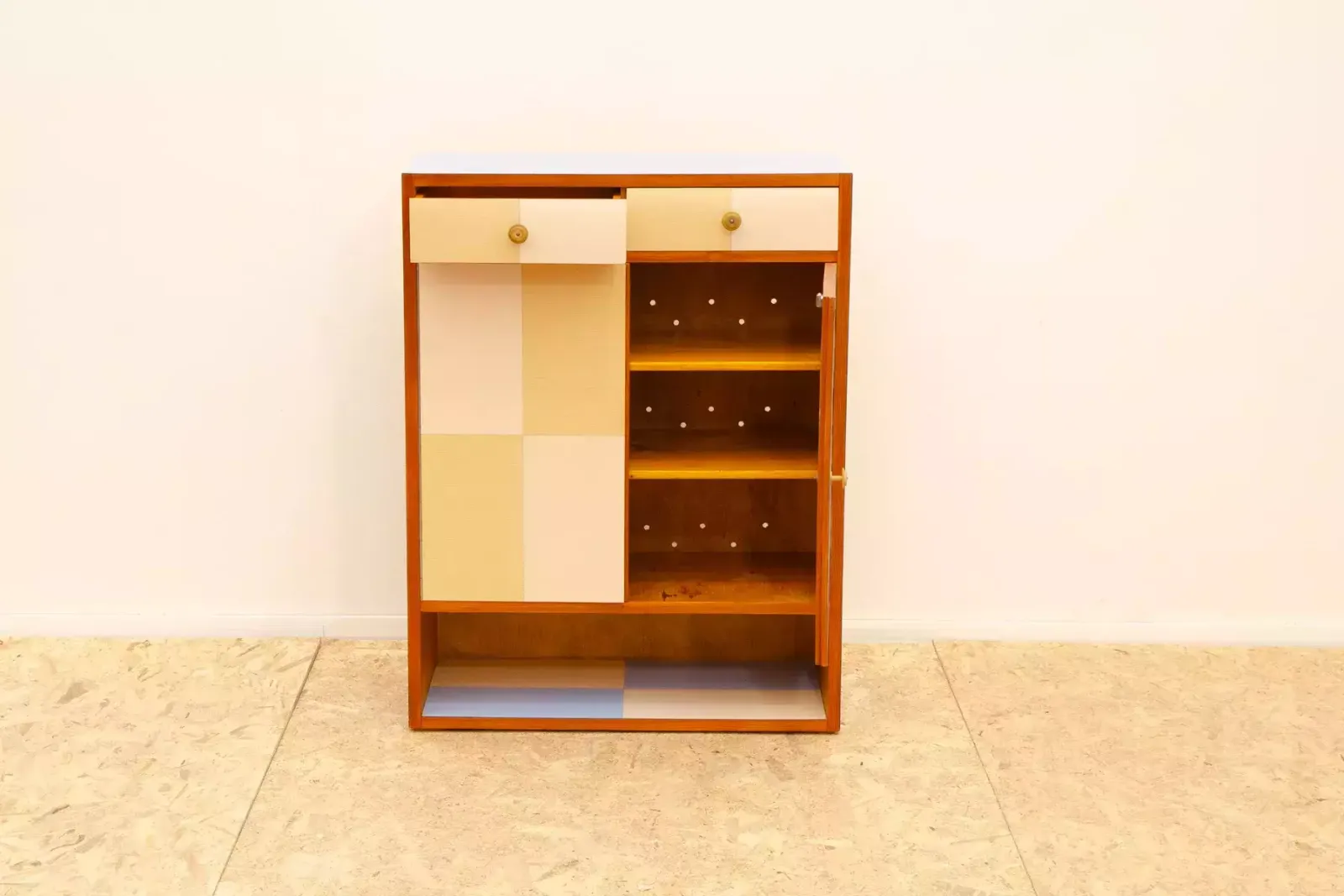 529.0 Mid Century Colorful Kitchen Cabinet, Czechoslovakia, 1950´S, Central Europe photo