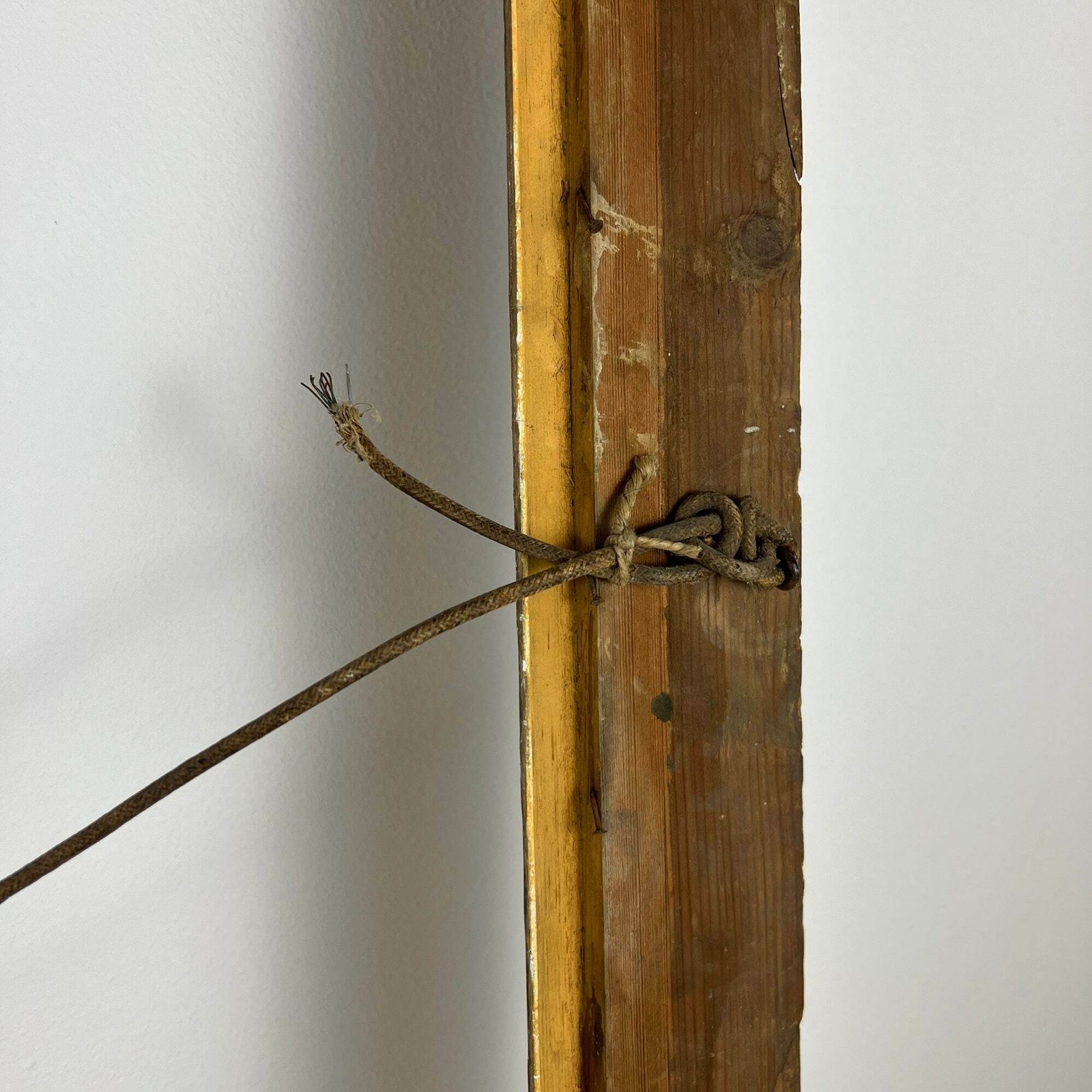 photo for sale 19th Century Large Antique Gilt Wood Frame, Vintage Wood Picture Frame, Antique Home Decor