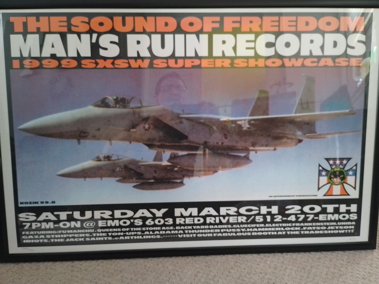 Frank Kozik Queens Of The Stone Age Signed Numbered Poster photo furniture
