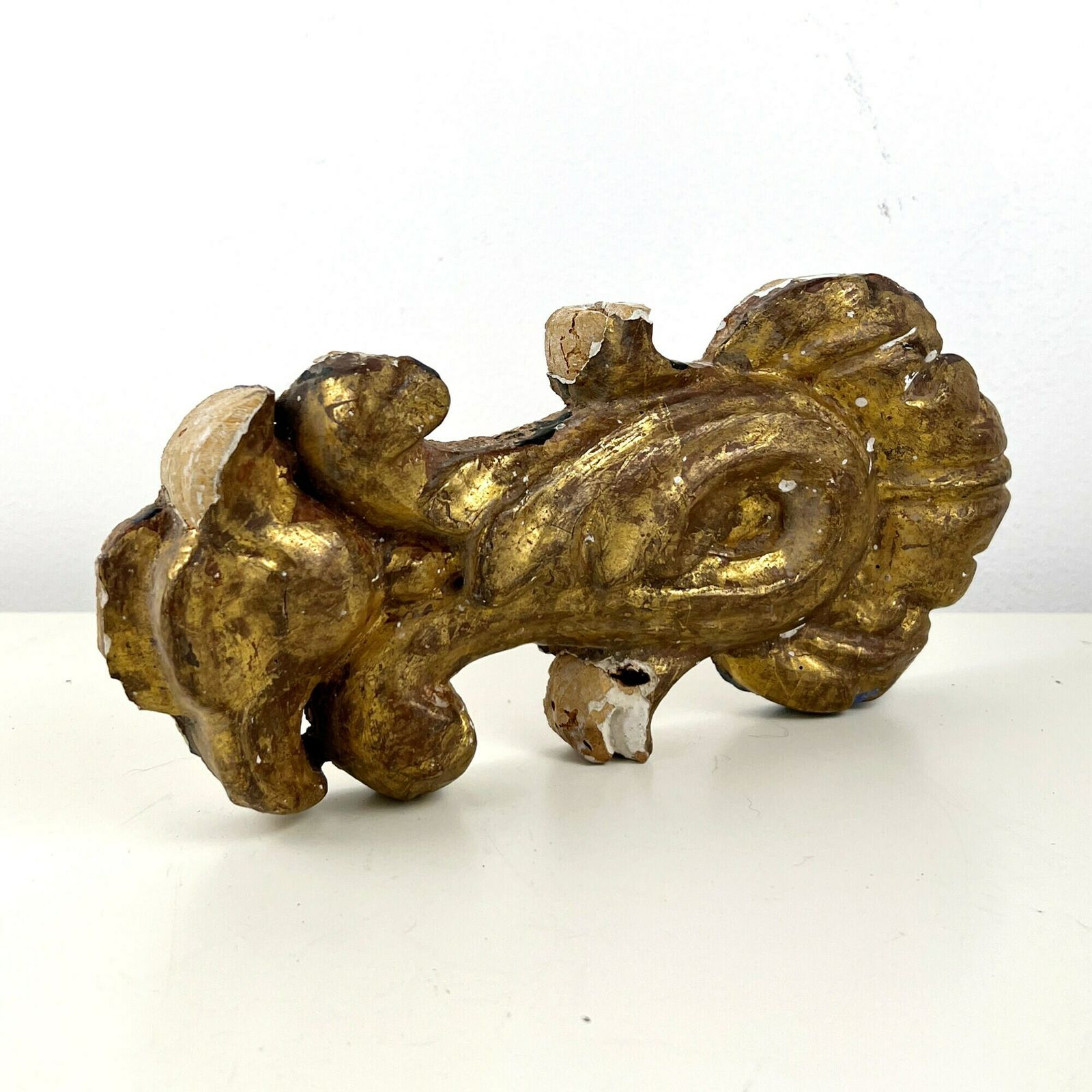 Antique Gilt Wood Carving, Architectural Salvage, Italian Antique Salvage Decor photo furniture