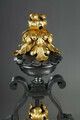 Home Fixtures Very Large Pair Of Wrought Iron Mantelpieces With Foliage, Mask And Scroll Motifs photo