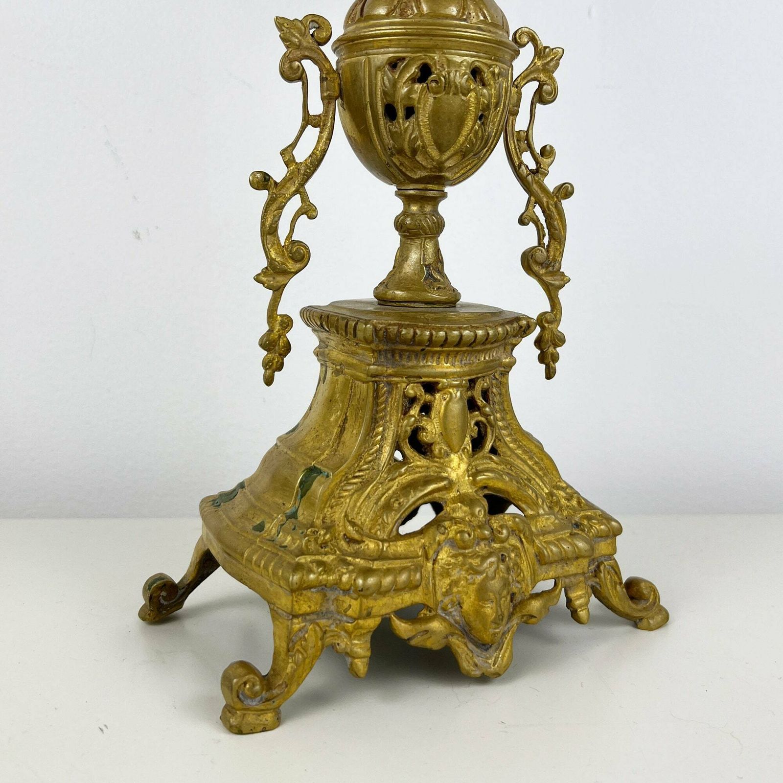 Antique Candelabra, French Baroque Candlestick Holder photo furniture