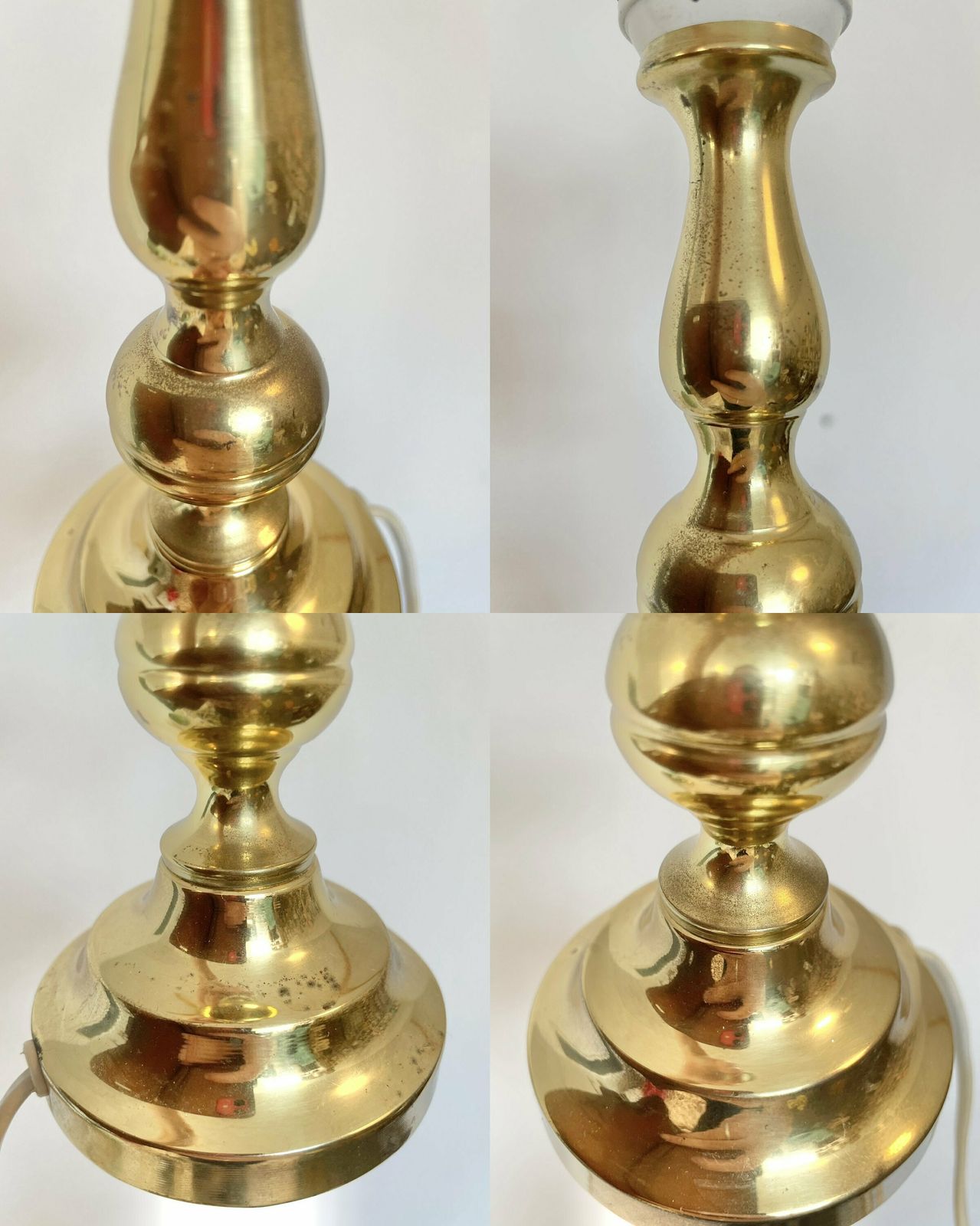 photo furniture Danish Mid Century Modern 1960s Pair Of Table Lamps In Patinated Brass With Green Shades   Design From Knud Christensen Belysning, Denmark