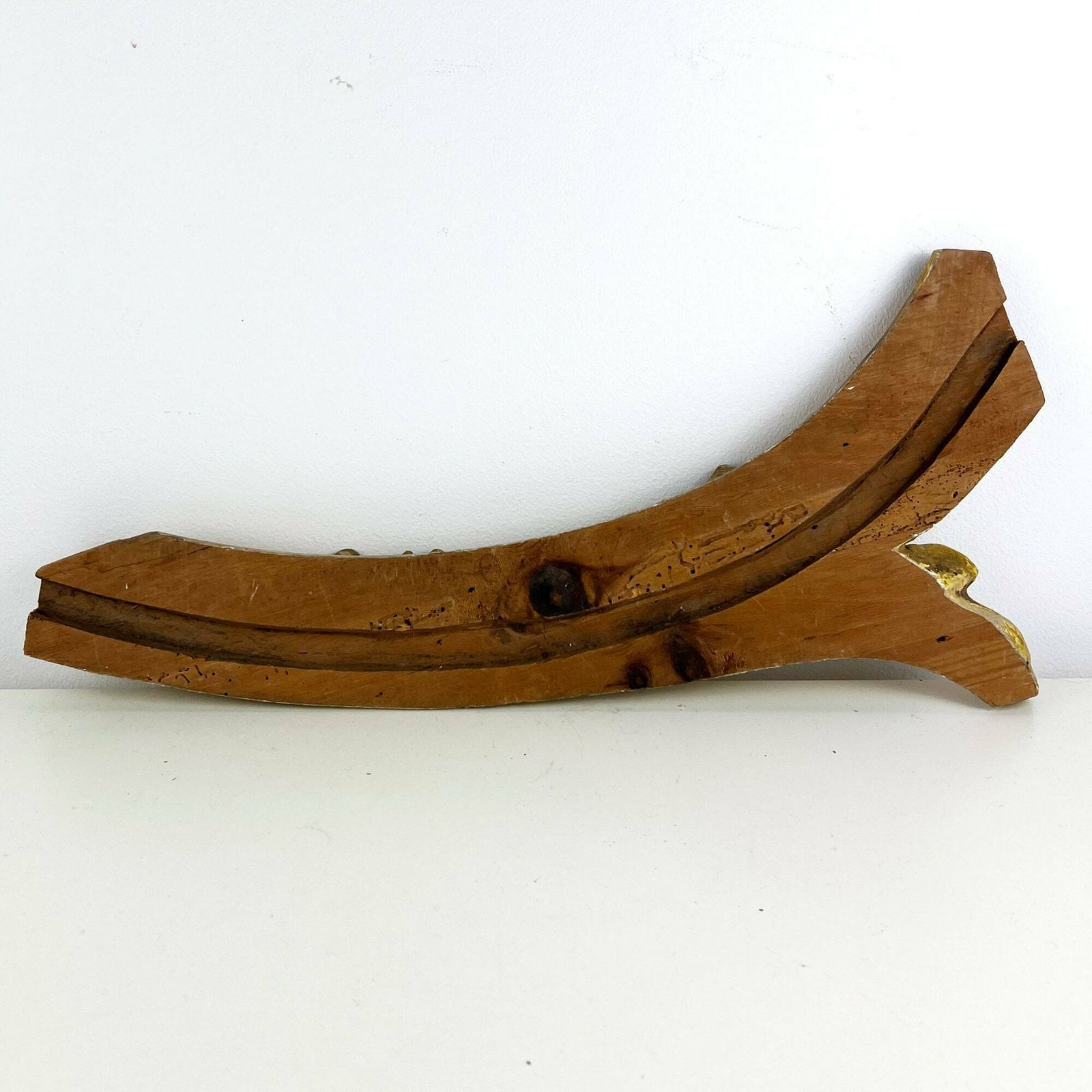 Antique 19th Century Gilt Wood Carving Fragment, Architectural Salvage, Italian Antique Salvage Decor photo buy