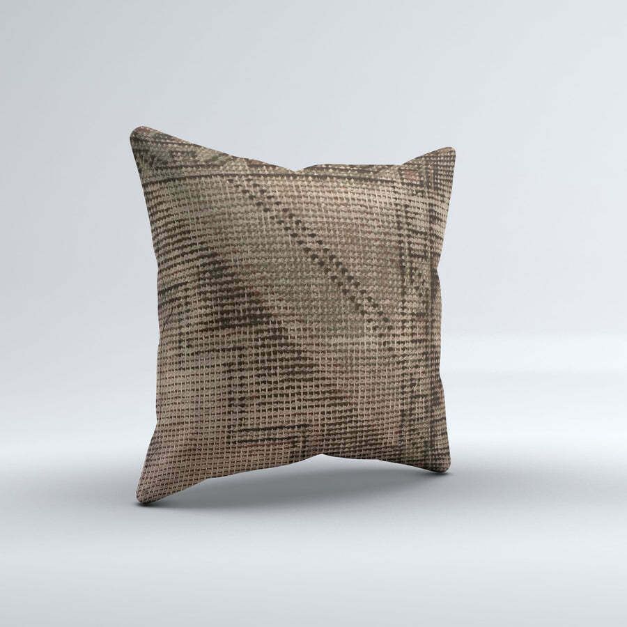Carpet Cushion Cover, Pillow Case 40x40 Cm Turkish Kilim, Handmade 40924 photo for sale