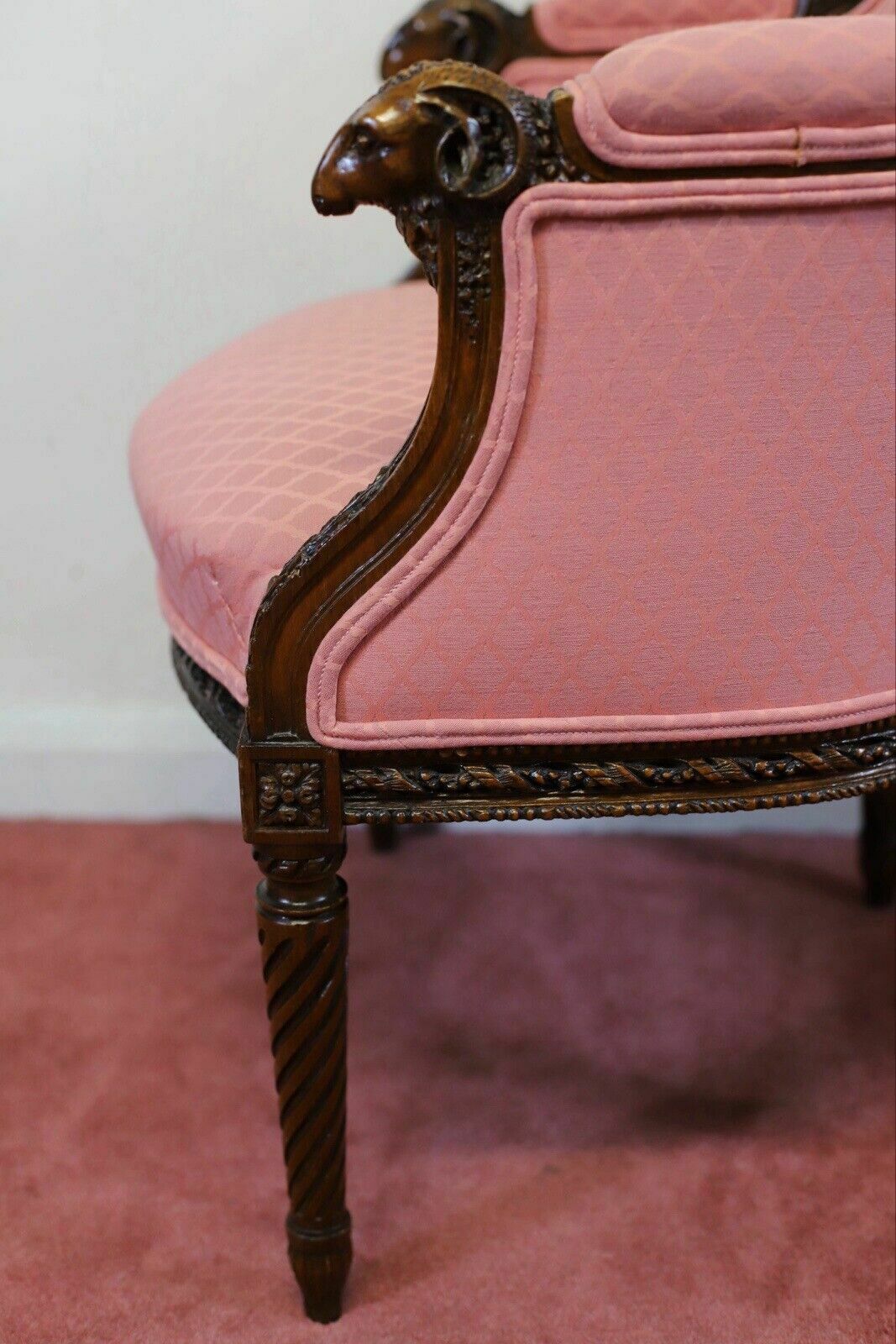 photo for sale Lovely Pair Of Louis XVI Style Fauteuil And Stoll
