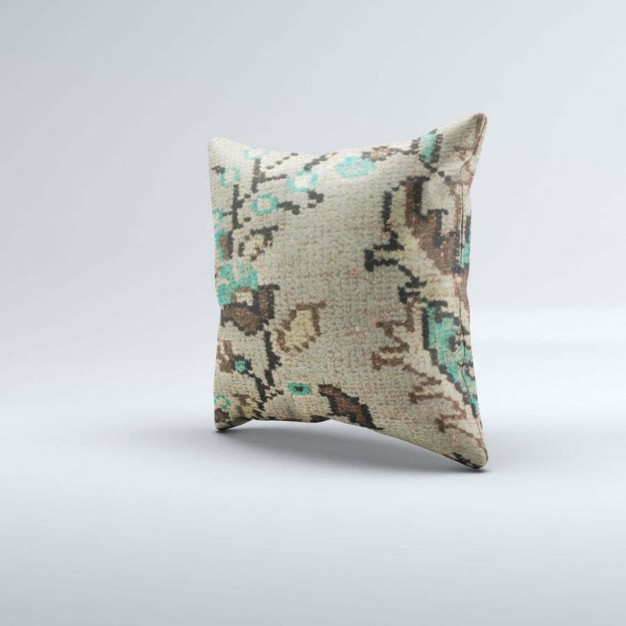 Carpet Cushion Cover, Pillow Case 40x40 Cm Turkish Kilim, Handmade 40927 photo furniture