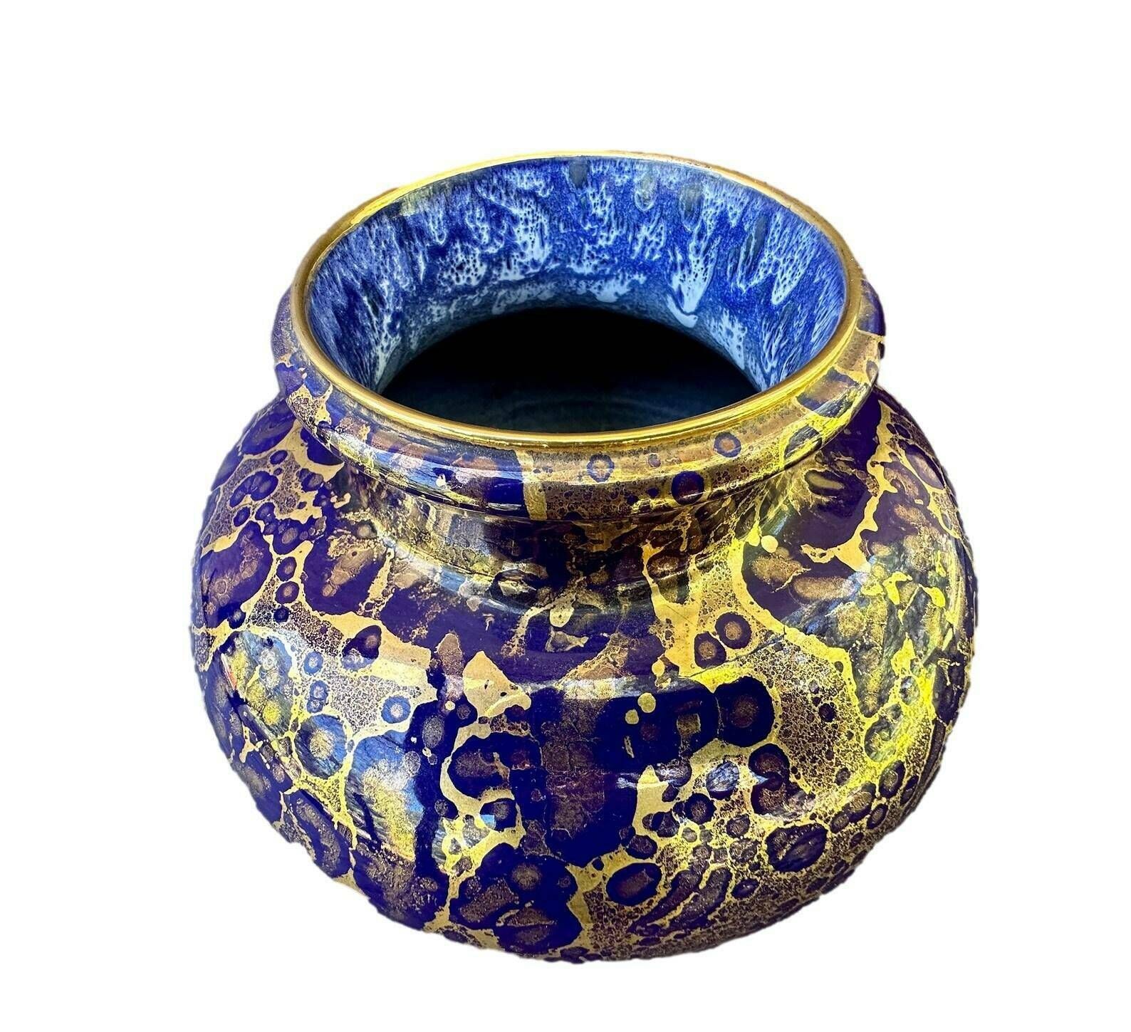 1930's Vintage Vase Sèvres Earthenware Jean Mazeaud Jean Faverot photo for sale