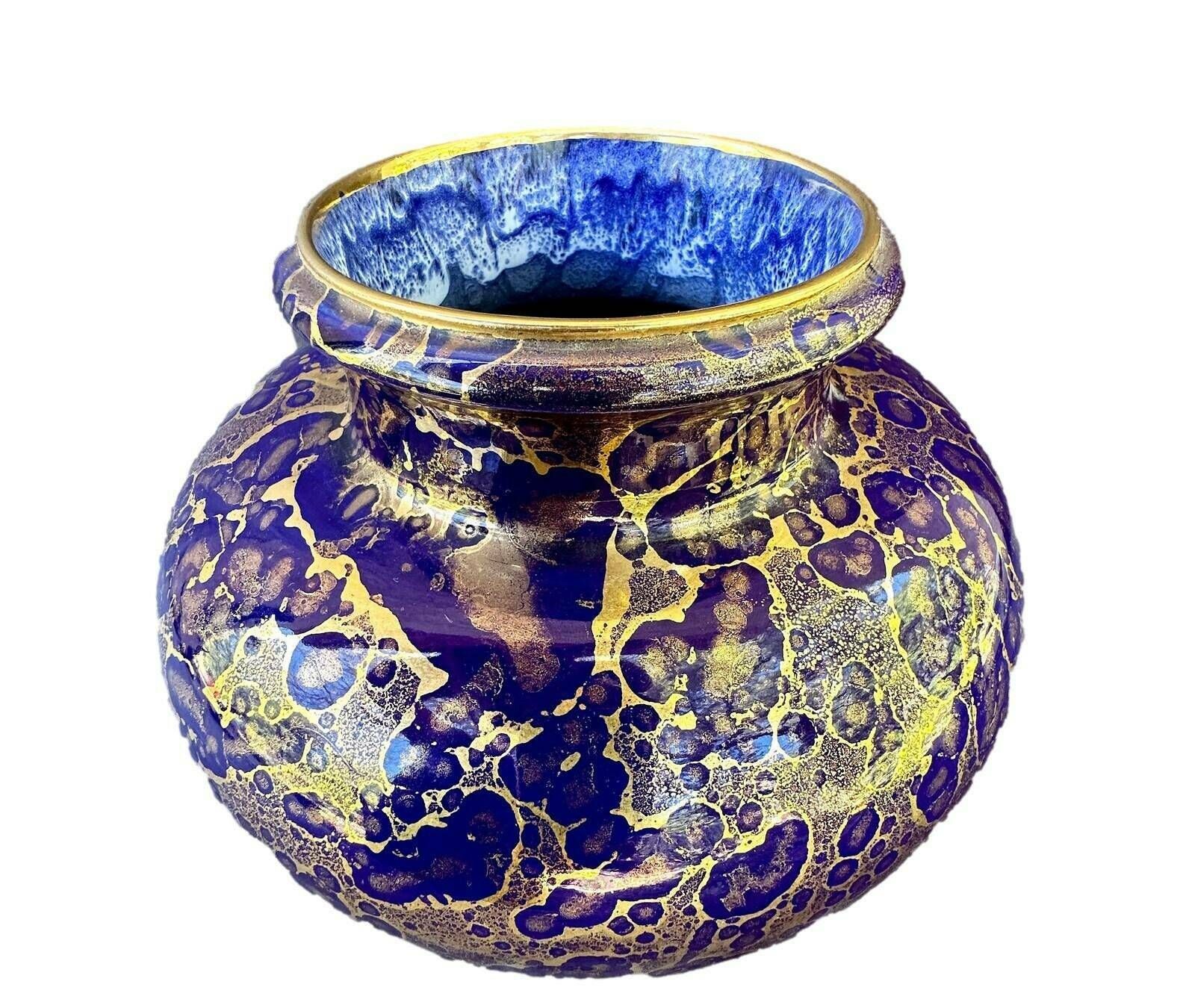 1930's Vintage Vase Sèvres Earthenware Jean Mazeaud Jean Faverot photo Home Decor