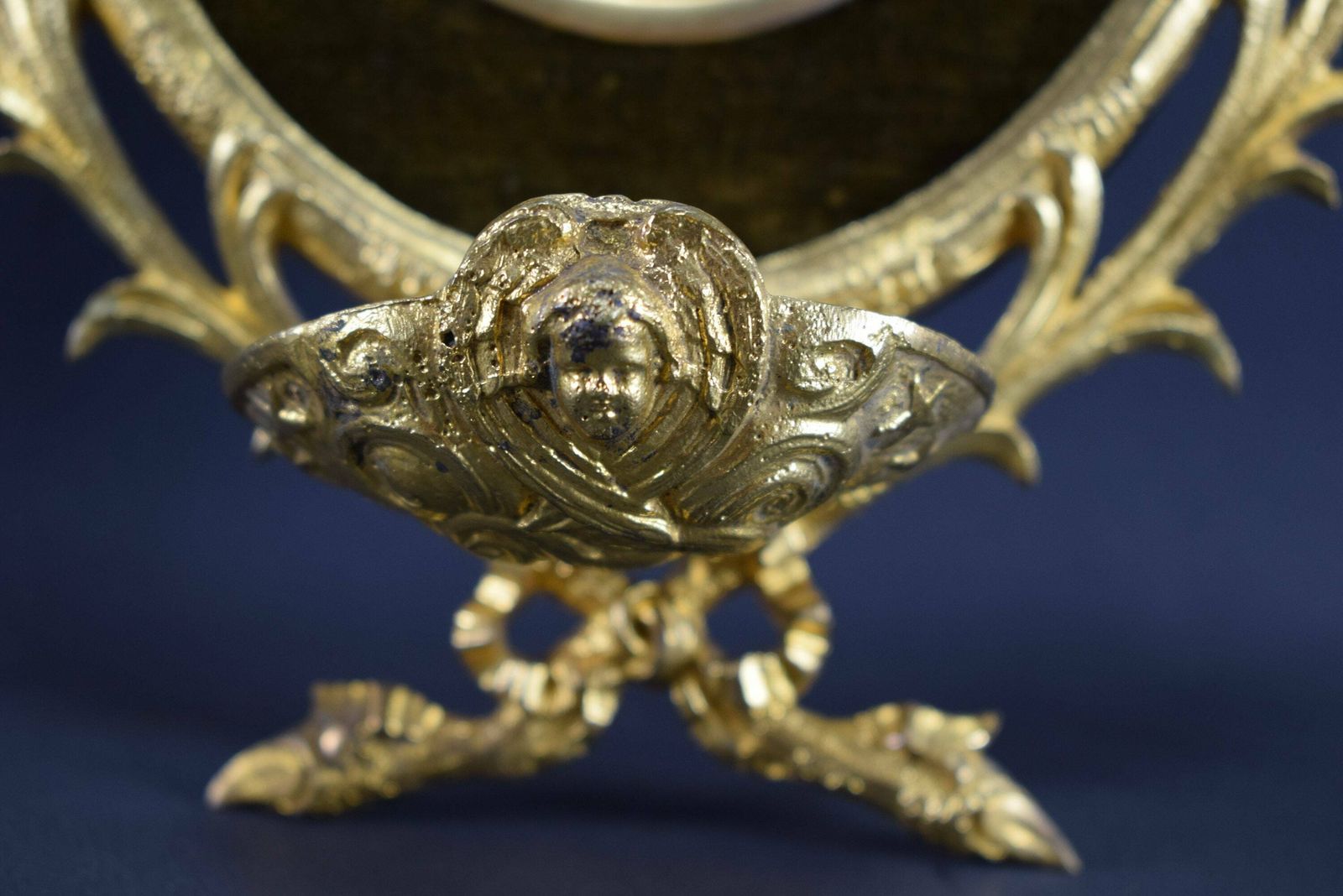 Vintage Antique Large French Holy Water Font Face Of God photo Home Decor