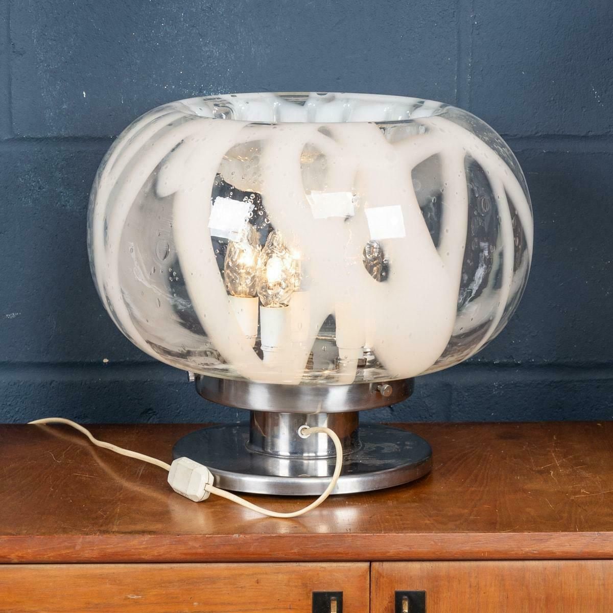A 20th Century Italian Table Lamp By Carlo Nason For Mazzega, Murano C.1970 photo 1395.0