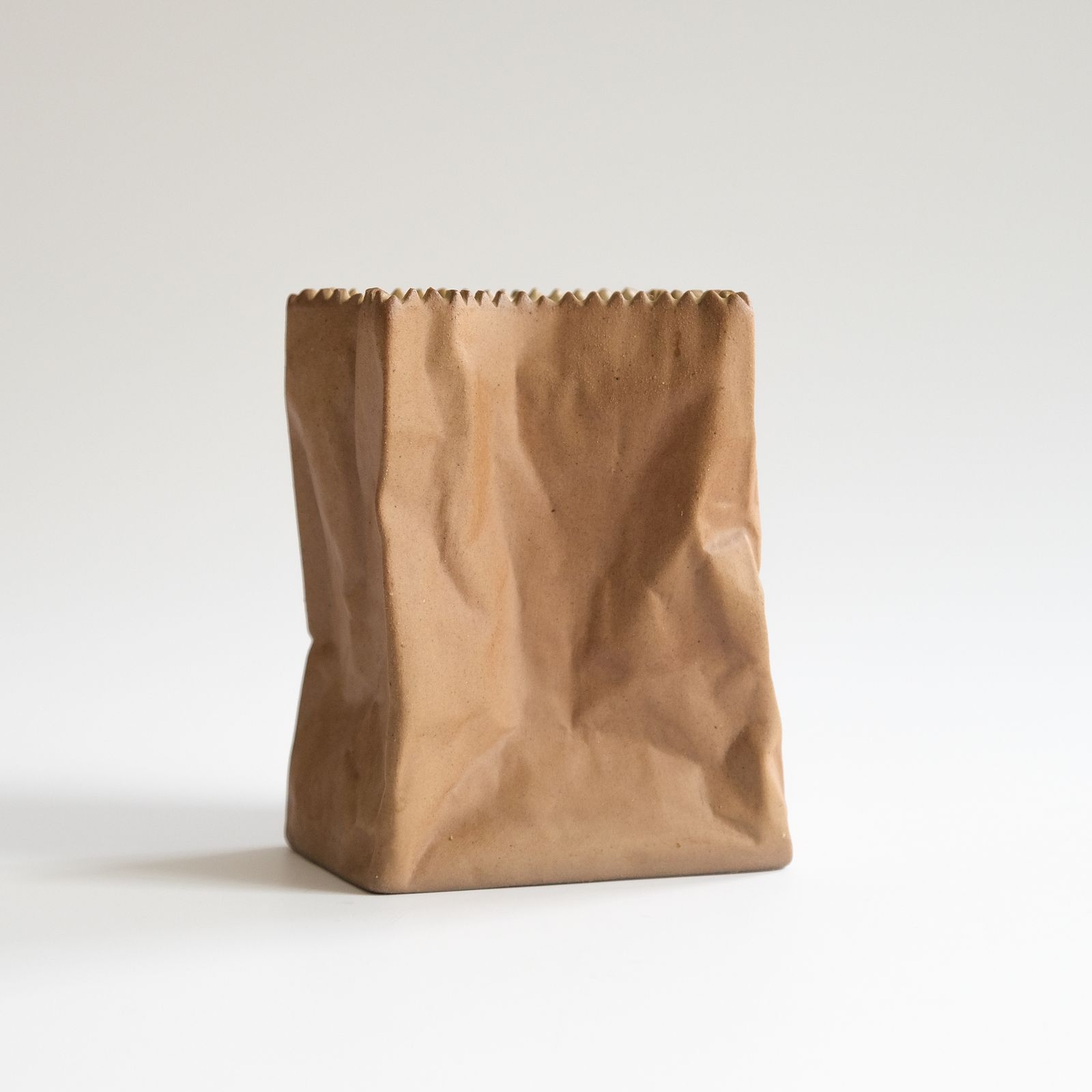 Mid Century Tapio Wirkkala “Paper Bag" Vase For Rosenthal, Germany C.1970s