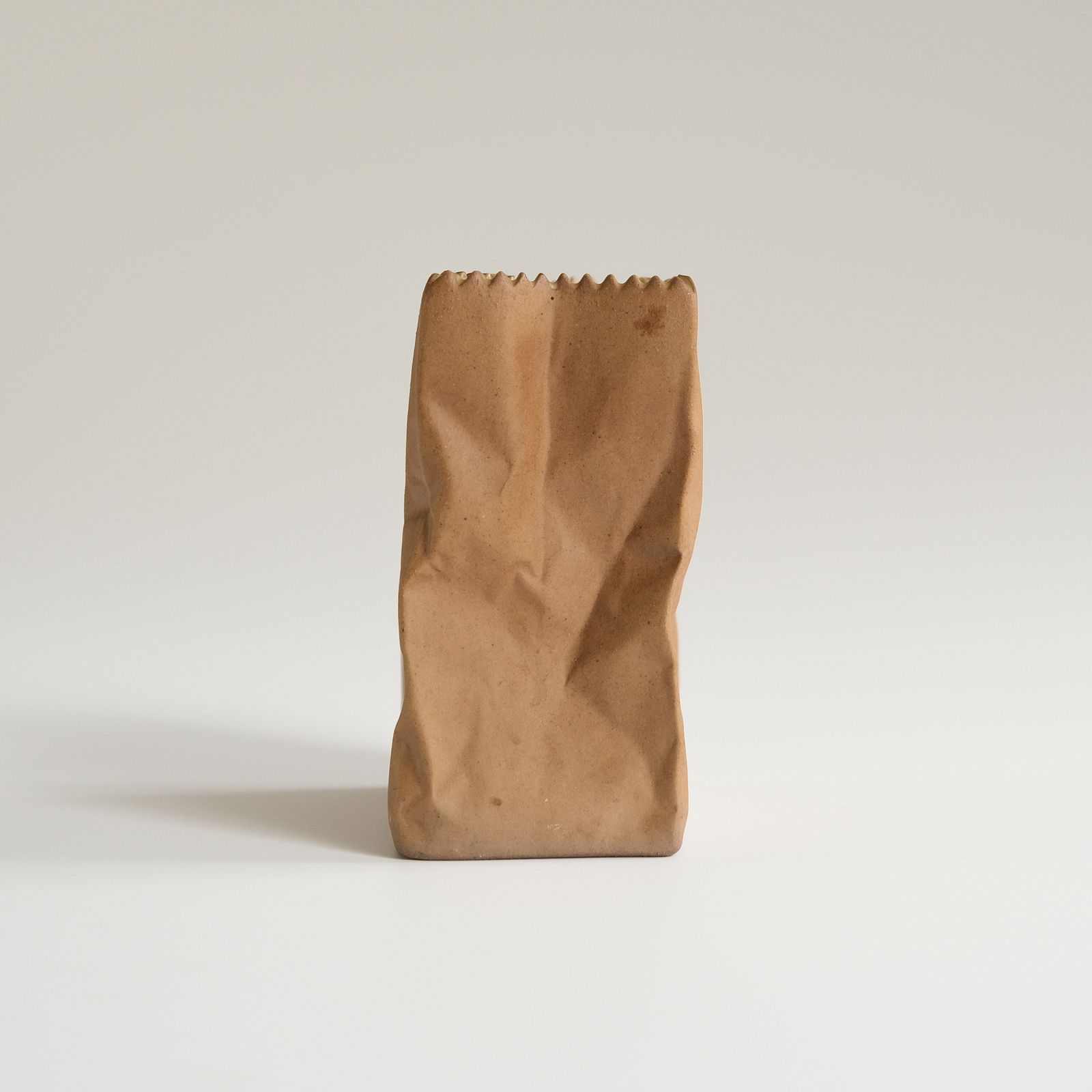 Mid Century Tapio Wirkkala “Paper Bag" Vase For Rosenthal, Germany C.1970s photo vintage