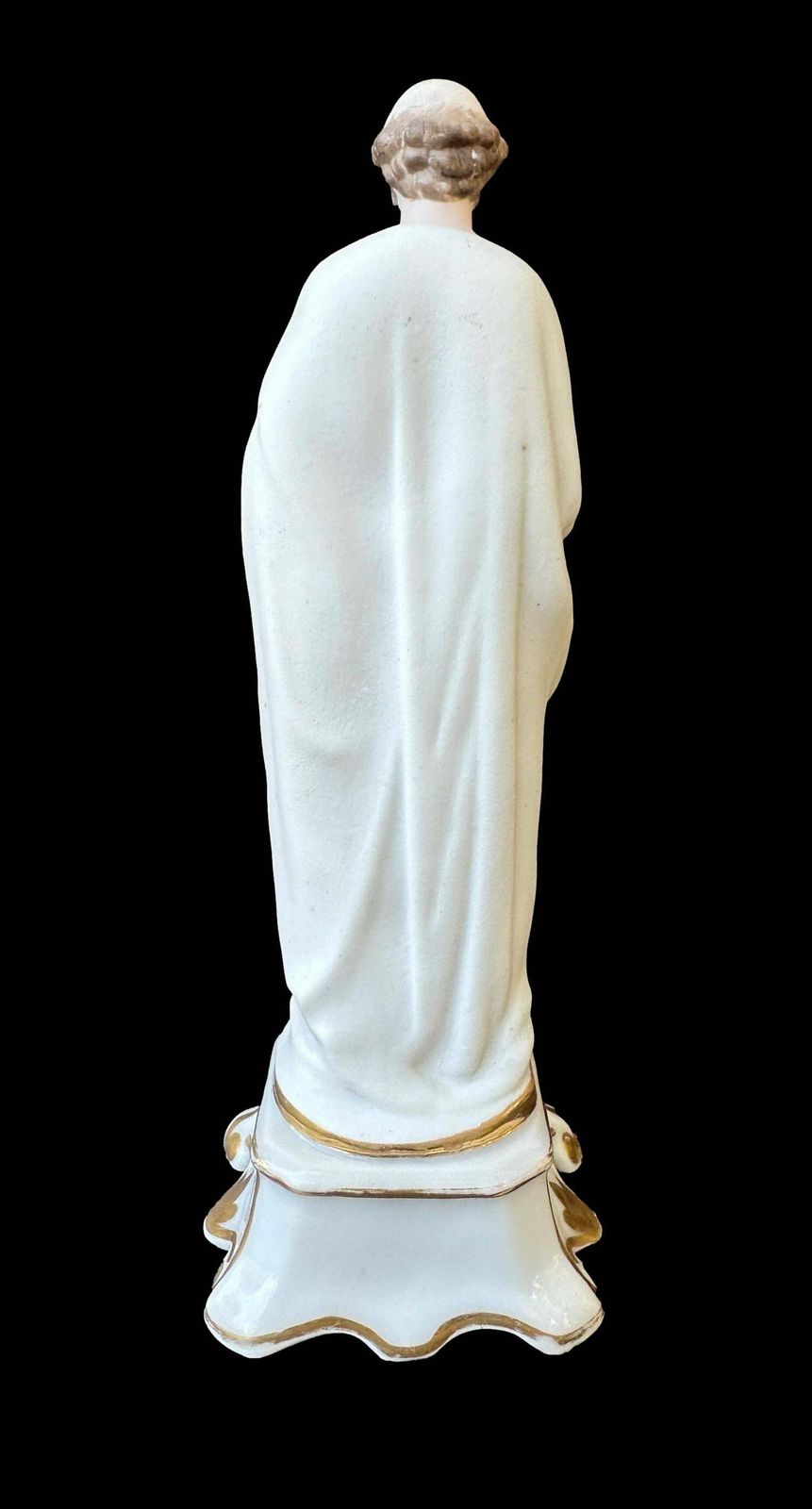 Antique French Saint Joseph Paris Porcelain Statue Figurine 19th photo for sale