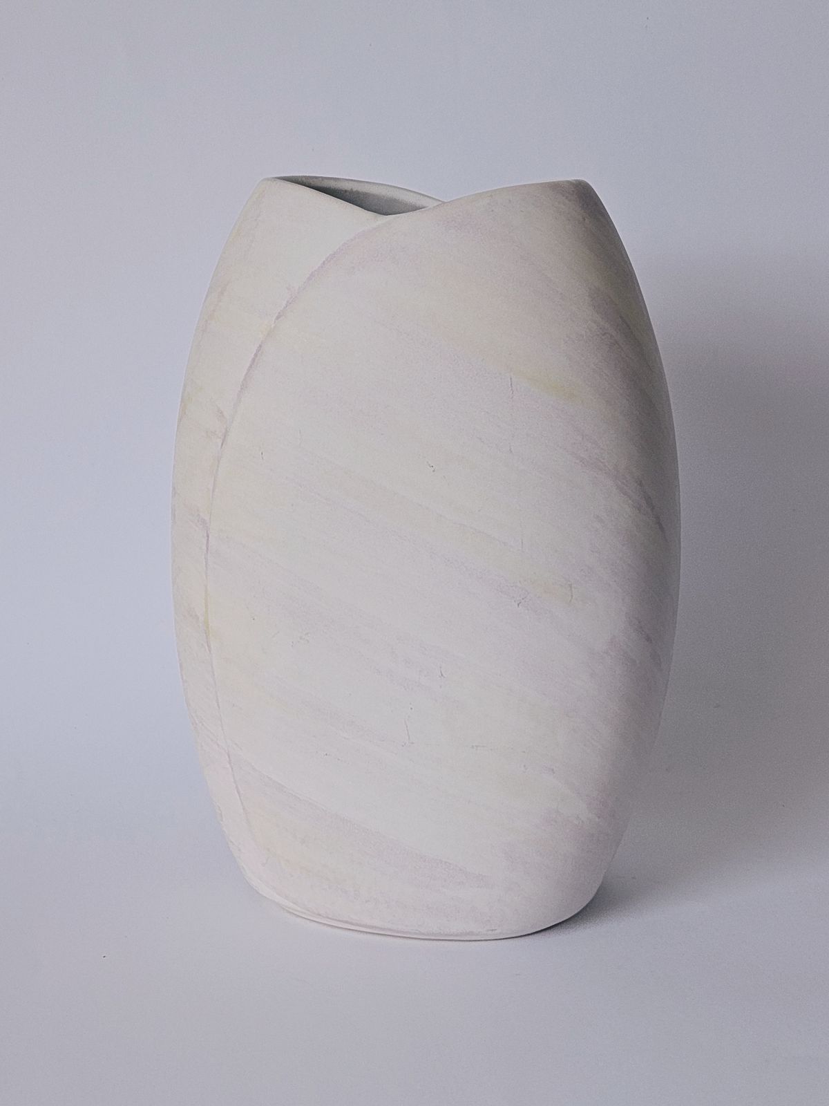 Pair Of Neutral 1980s Paintbrush Vases photo furniture