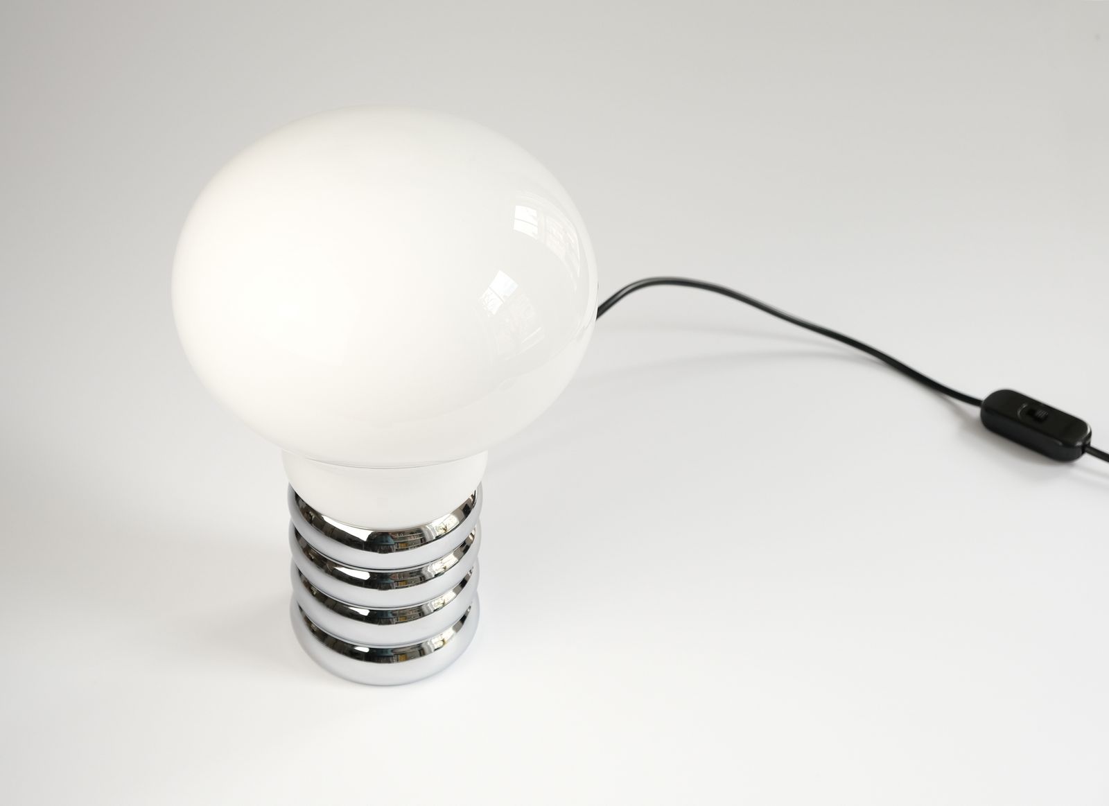 Iconic Early “Bulb” Table Lamp By Ingo Maurer For Design M, Germany 1966 photo furniture