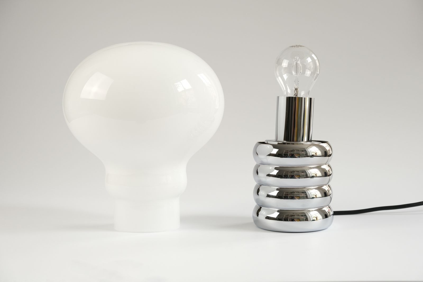 photo furniture Iconic Early “Bulb” Table Lamp By Ingo Maurer For Design M, Germany 1966