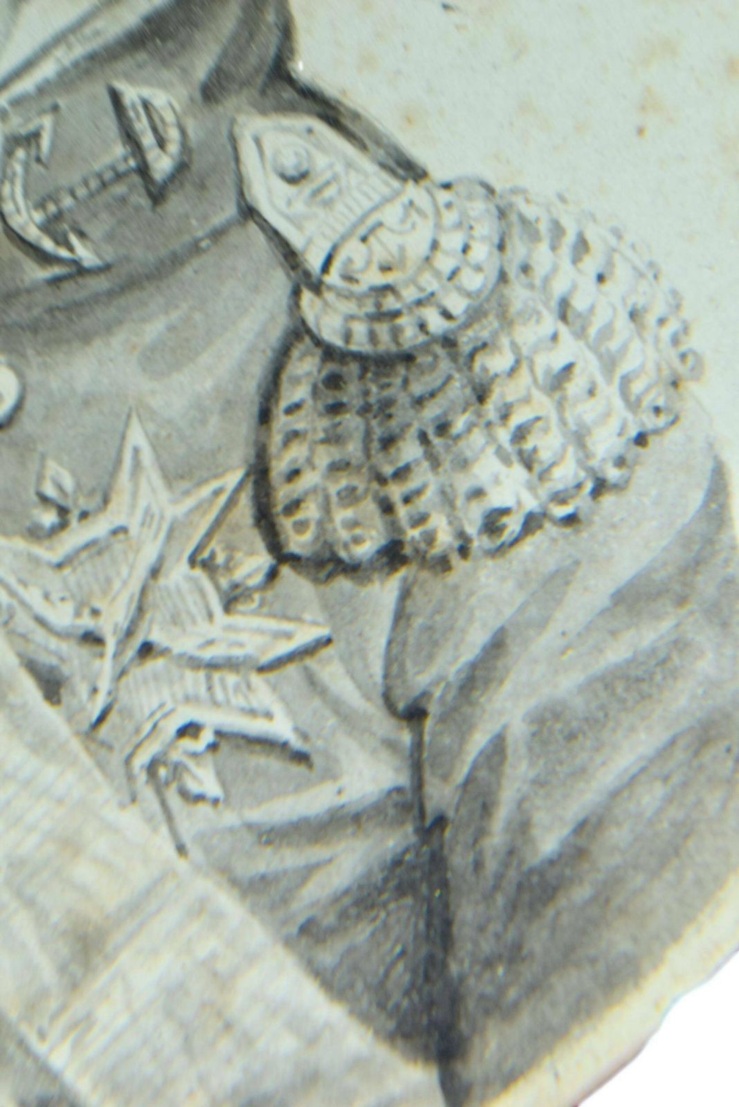 French Antique Miniature Drawing Marshal Of The First Empire Signed 1816 photo for sale